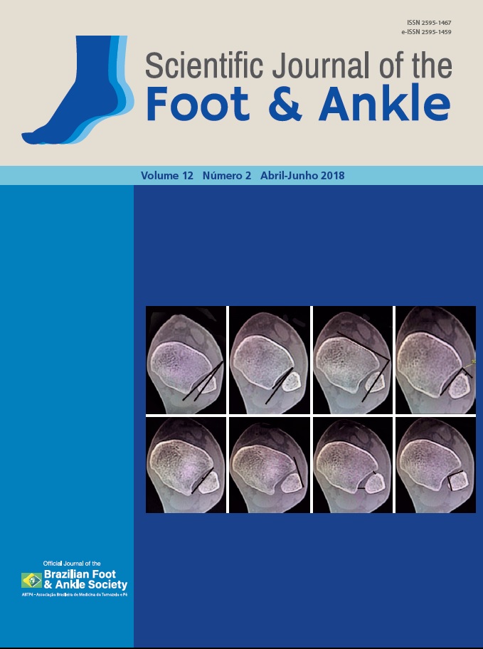 					Visualizar v. 12 n. 2 (2018): Scientific Journal of the Foot and Ankle
				