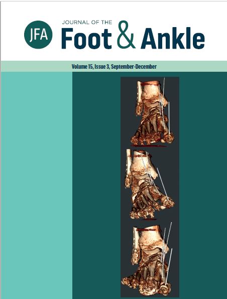 					View Vol. 15 No. 3 (2021):  Journal of the Foot and Ankle
				
