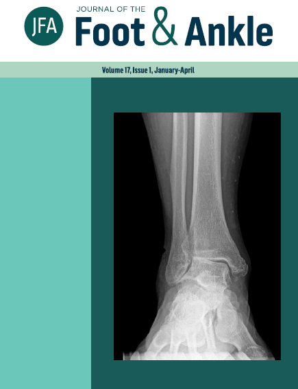 					View Vol. 17 No. 1 (2023):  Journal of the Foot and Ankle
				